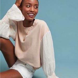 Anthropologie Stateside dusty pink sweatshirt. Size medium